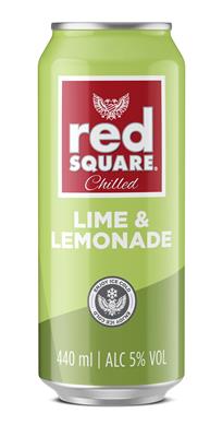 RED SQUARE LIME & LEMONADE 440ML CAN
